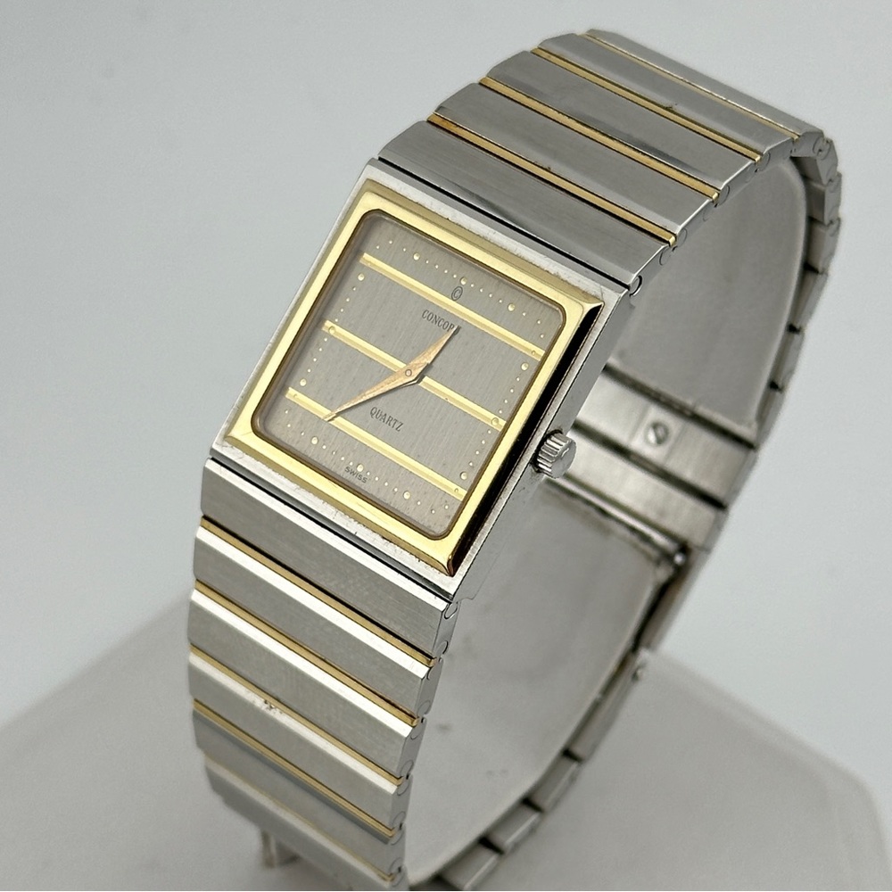 Vintage Concord Mariner SG 18k Gold & Stainless Steel Men’s Quartz Watch c.1980s